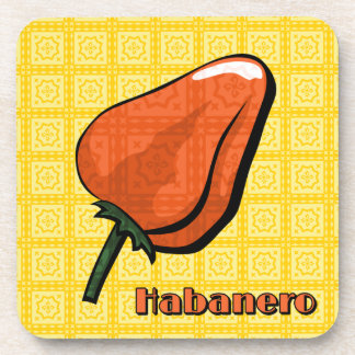 Dessous de verre en plastique de poivre de chili H