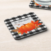 Dessous de verre en plastique de Thanksgiving Citr (Côté gauche)