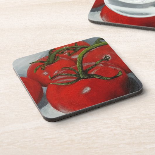 Dessous de verre en plastique de tomates (Côté gauche)