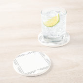 Dessous de verre en plastique dur (Côté)