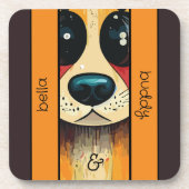 Dessous de verre en plastique dur (Devant)