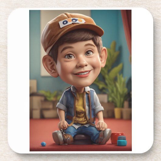 Dessous de verre en plastique dur (Devant)