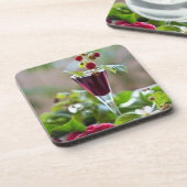 Dessous de verre en plastique dur avec dossier en  (Côté gauche)