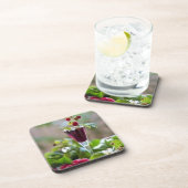 Dessous de verre en plastique dur avec dossier en  (Côté Droit)