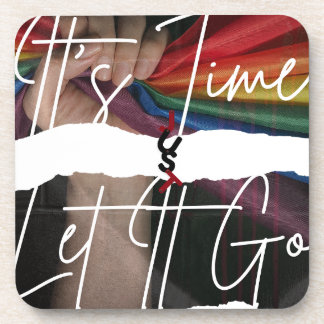 Dessous de verre en plastique dur avec dossier en 