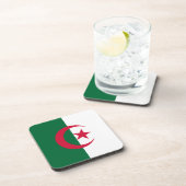 Dessous de verre en plastique dur avec drapeau d'A (Côté Droit)