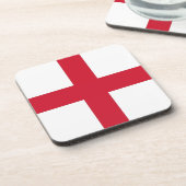 Dessous de verre en plastique dur avec drapeau d'A (Côté gauche)