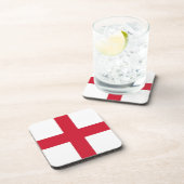 Dessous de verre en plastique dur avec drapeau d'A (Côté Droit)