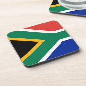 Dessous de verre en plastique dur avec drapeau d'A (Côté gauche)