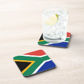 Dessous de verre en plastique dur avec drapeau d'A (Côté Droit)