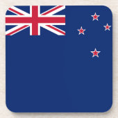 Dessous de verre en plastique dur avec drapeau de  (Devant)