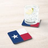 Dessous de verre en plastique dur avec drapeau du  (Côté Droit)