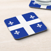 Dessous de verre en plastique dur avec drapeau du  (Côté gauche)