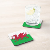 Dessous de verre en plastique dur avec drapeau du (Côté Droit)