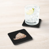 Dessous de verre en plastique dur Conch Shell (Côté Droit)