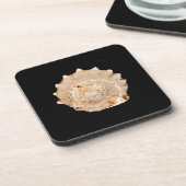 Dessous de verre en plastique dur Conch Shell (Côté gauche)