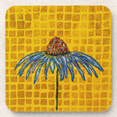 Dessous de verre en plastique dur Coneflower (Devant)