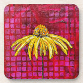 Dessous de verre en plastique dur Coneflower (Devant)