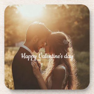 Dessous de verre en plastique dur de la Saint-Vale