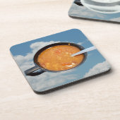 Dessous de verre en plastique dur de soupe chili (Côté gauche)