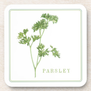 DESSOUS DE VERRE en plastique dur FRAIS PARSLEY (+