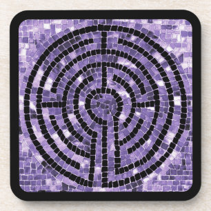 Dessous de verre en plastique dur LABYRINTH VI - N