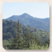 Dessous de verre en plastique dur Mt Tamalpais si