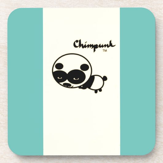 Dessous de verre en plastique dur Panda (Devant)