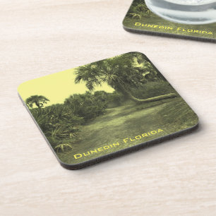 Dessous de verre en plastique dur personnalisés Du