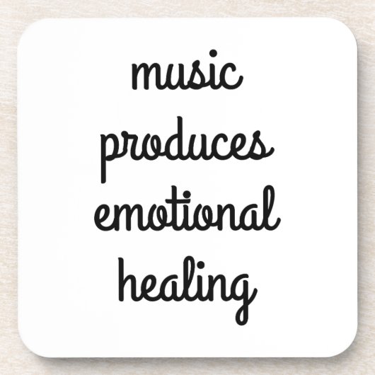 Dessous de verre en plastique dur pour la guérison (Devant)