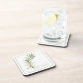 DESSOUS DE VERRE en plastique dur ROSEMAIRE FRAIS  (Côté Droit)