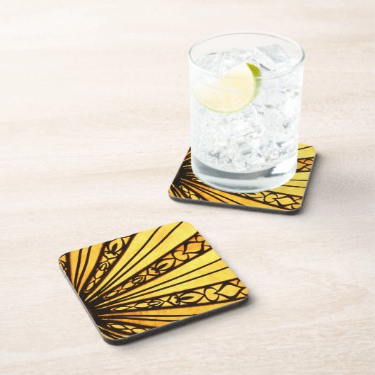 Dessous de verre en plastique dur Sunburst (Côté Droit)