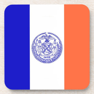 Dessous de verre en plastique durs avec le drapeau