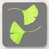 Dessous de verre en plastique Feuille Ginkgo (Devant)