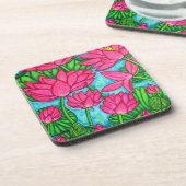 Dessous de verre en plastique Lotus Bliss - Pack d (Côté gauche)