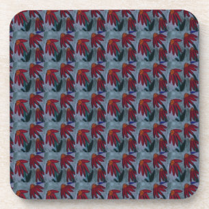 Dessous de verre en plastique marron