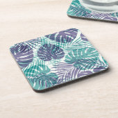 Dessous de verre en plastique Palmes tropicales (Côté gauche)