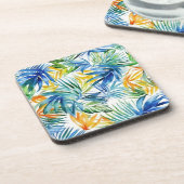 Dessous de verre en plastique Palmes tropicales (Côté gauche)