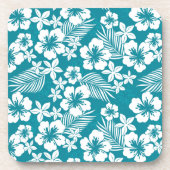 Dessous de verre en plastique Palmes tropicales (Devant)