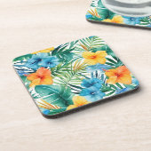 Dessous de verre en plastique Palmes tropicales (Côté gauche)