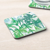 Dessous de verre en plastique Palmes tropicales (Côté gauche)