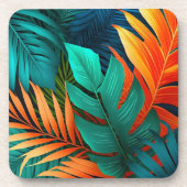 Dessous de verre en plastique Palmes tropicales Im (Devant)