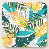 Dessous de verre en plastique Palmes tropicales Im (Devant)