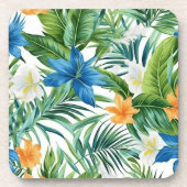 Dessous de verre en plastique Palmes tropicales Im (Devant)