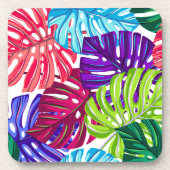 Dessous de verre en plastique Palmes tropicales Im (Devant)