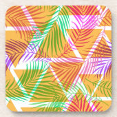 Dessous de verre en plastique Palmes tropicales Im (Devant)