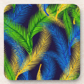 Dessous de verre en plastique Palmes tropicales Im (Devant)