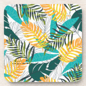 Dessous de verre en plastique Palmes tropicales Im (Devant)