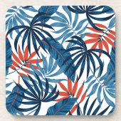 Dessous de verre en plastique Palmes tropicales Im (Devant)