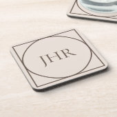 Dessous de verre en plastique personnalisés (Côté gauche)